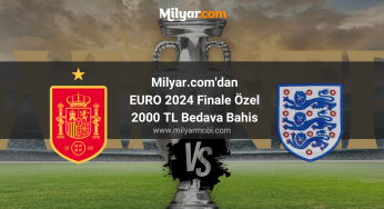 Milyar.com’dan EURO 2024 Finale Özel 2000 TL Bedava Bahis